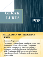 Gerak Lurus