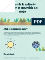 Efectos de La Radiación Solar en La Superficie Del Globo