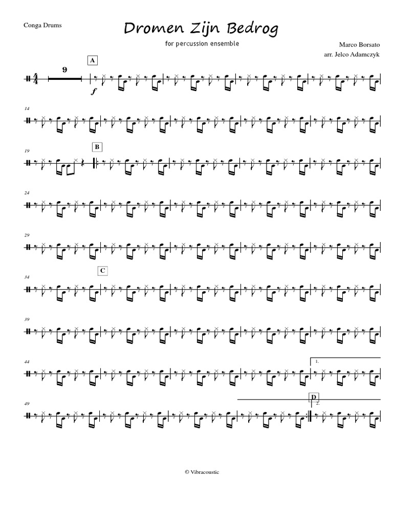 Dromen Conga Drums PDF