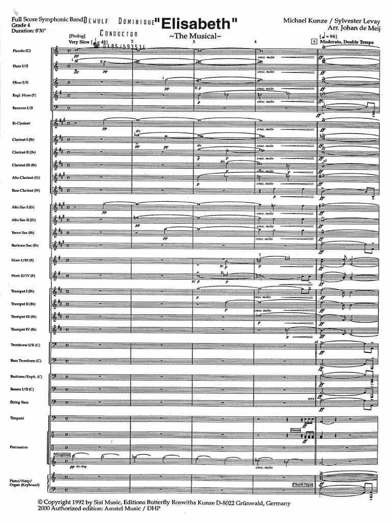 Elisabeth - Score | PDF