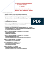 Examen de Promociones de Bachillerato - Iv Periodo 2