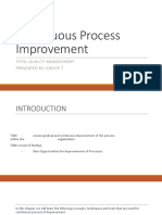 CPI Continuous Process Improvement