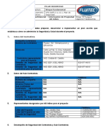 Plano de Seguridad Fluitec, SRL