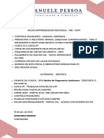 Emanuele Pessoa Emanuele Pessoa: Contabilidade & Finanças Contabilidade & Finanças