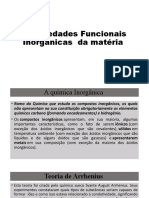 Propriedades Funcionais Inorgânicas