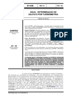 N-1448-Agua Determinacion de Sulfato Por Turbidimetria