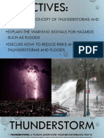 Thunderstorm and Floods