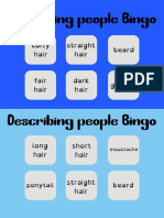 Describing People Bingo