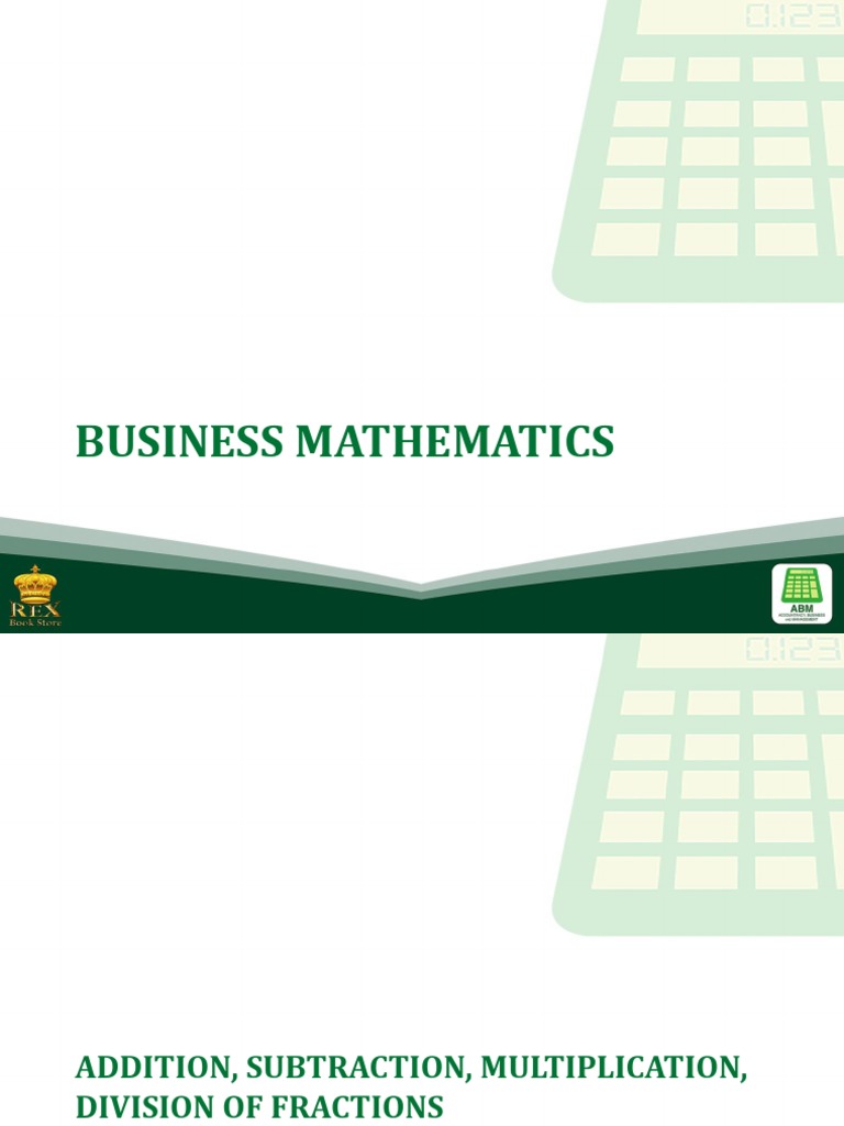 addition subtraction multiplication division of fractions pdf