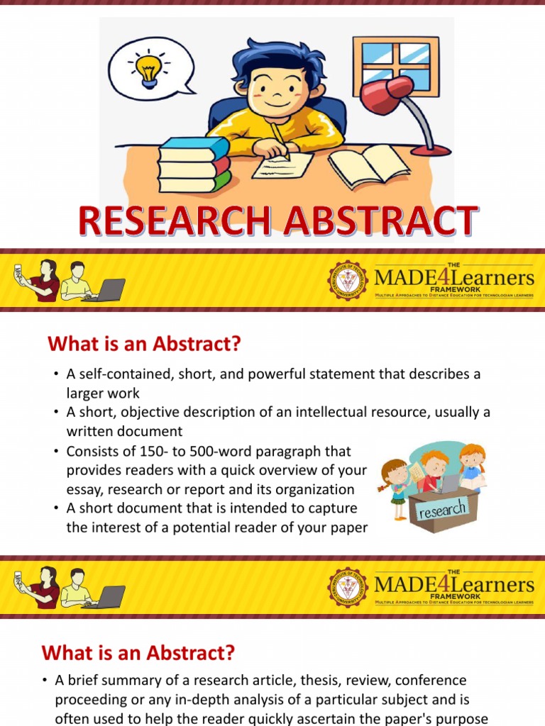 Lesson 7 Research Abstract | PDF | Abstract (Summary) | Cognition