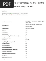 Iit M Quiz 1 Foundation Diploma Qpb2