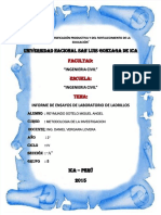 PDF Informe de Ensayo de Laboratorio Ladrillo Compress