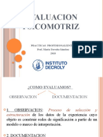 Evaluacion Psicomotriz