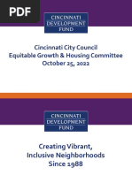 Cincinnati Development Fund Presentation