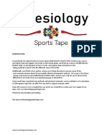 Kinesiology Sports Tape PDF Guide 2021