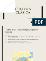 Cultura Clásica - 4º ESO-Grecia