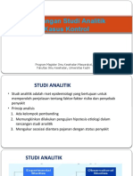 Epidemiologi Analitik (Studi Kasus Kontrol & Critical Appraisal)