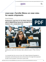 Interview Pernille Weiss New Rules Waste Shipments