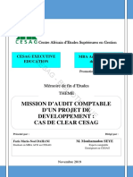 Memoire en Audit de Projet Clear CESAG