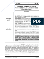 N-2593 - Técnicas de Avaliação de Riscos e Confiabilidade