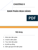 Chương 5. Đàm Phán Mua Hàng