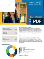 PhD STEM Program Admissions Profile