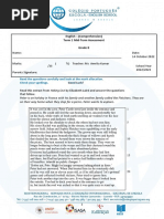 1 Grade 8 Comprehension Mid Term 