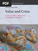 Alfredo Saad Filho - Value and Crisis - Essays On Labour, Money and Contemporary Capitalism-Brill (2019)