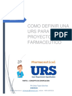 Como Definir Una Urs para Un Proyecto Hvac Farmaceutico: Articulo 7