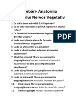 Întrebări - Anatomia Sistemului Nervos Vegetativ.