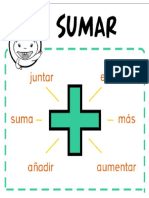 Carteles de sumas y restas