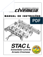 Subsolador Civemasa STAC-L manual