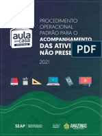 Procedimento Operacional Padrão Das Aulas Não Presenciais 2021 Oficial