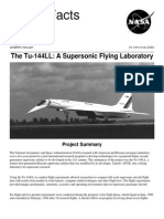 NASA Facts Tu-144LL A Supersonic Flying Laboratory 1999
