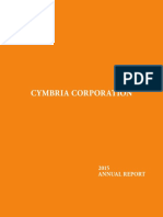 Cymbria Annual Report 2015