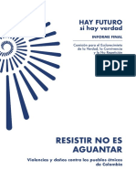 Resistir no es aguantar: violencias contra pueblos étnicos