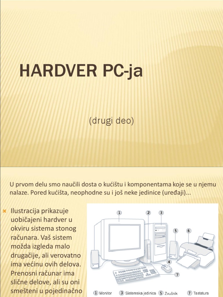 Komponente Hardvera Drugi Deo | PDF