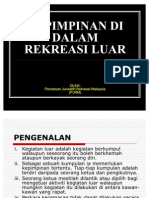 Kepimpinan Di Dalam Rekreasi Luar