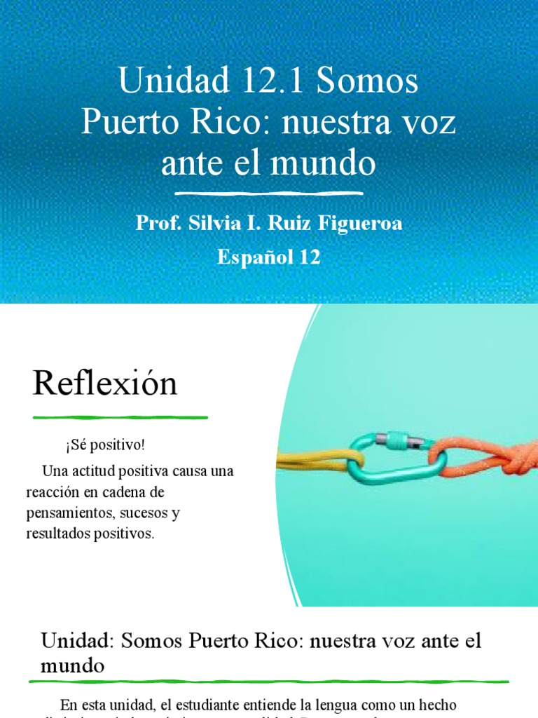 Unidad 12.1 Somos Puerto Rico PDF