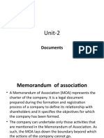 Memorandum of Association Key Elements