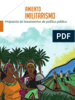 Desmanteamiento Del Paramilitarismo. Propuesta de Política Pública