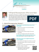 Spinal Decompression Exercise Sheet V2