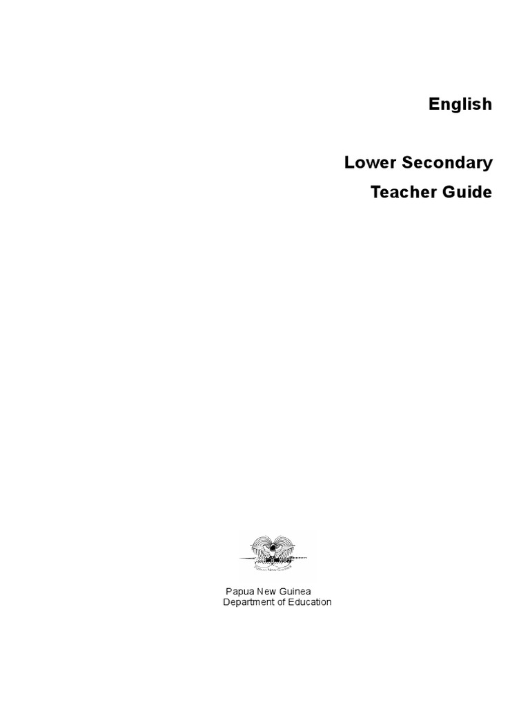 Teachers Guide Lower Secondary English | PDF | Educational Assessment ...