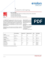 Makrolon® RX-Line Solid Polycarbonate Sheet For LED Lighting