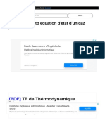 PDF Télécharger Compte Rendu TP Equation D'etat D'un Gaz Parfait Gratuit PDF