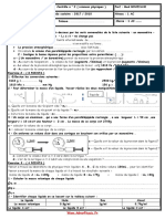 Controle 2 - 1 S1 1ére Année Collège Inter