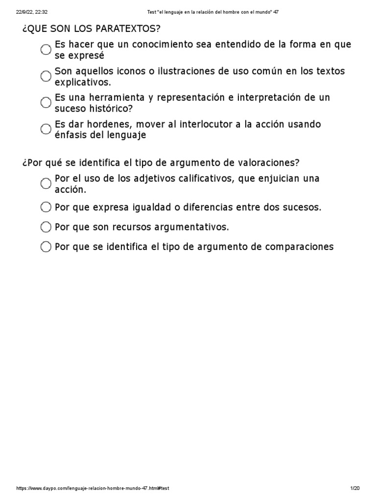 Lenguaje Relación Hombre Mundo Pdf Conocimiento Palabra