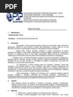 Didtica Do Ensino Superior