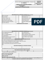 Formato Reporte de Actos y Condiciones Inseguras