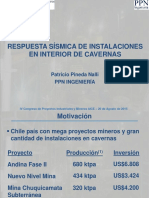 Respuesta Sismica de Instalaciones en Interior de Cavernas Patricio Pineda